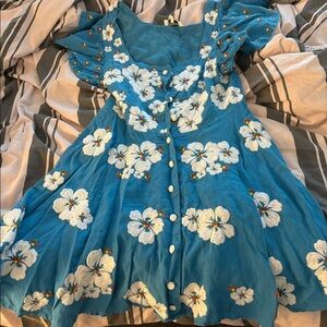 All things mochi blue dress